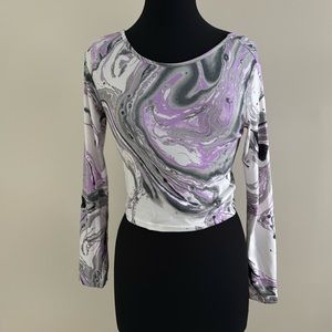 Free Kisses Marble Top NWOT Size Large